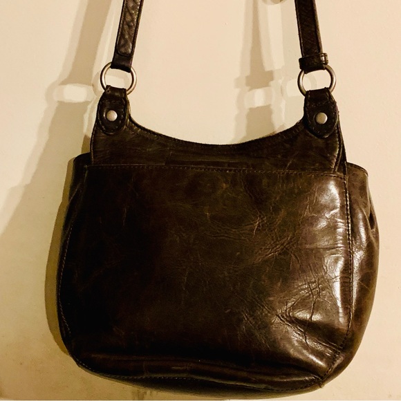 Frye Brown Leather crossbody saddle Women's Bag - Picture 6 of 16